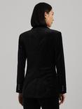 Lauren Ralph Lauren Gilmore Velvet Blazer, Black