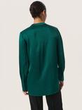 Soaked In Luxury Evaline Long Sleeve Top, Rain Forest