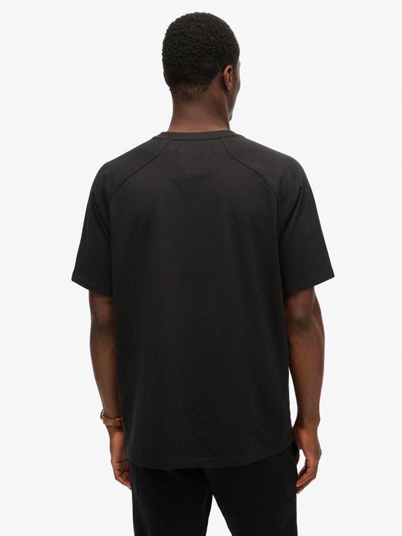 Product image 2 of 5, which shows Superdry Tech Relaxed T-Shirt, Black, S