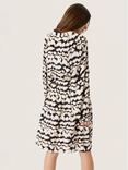 Soaked In Luxury Alize Abstract Drawstring Waist Dress, Multi