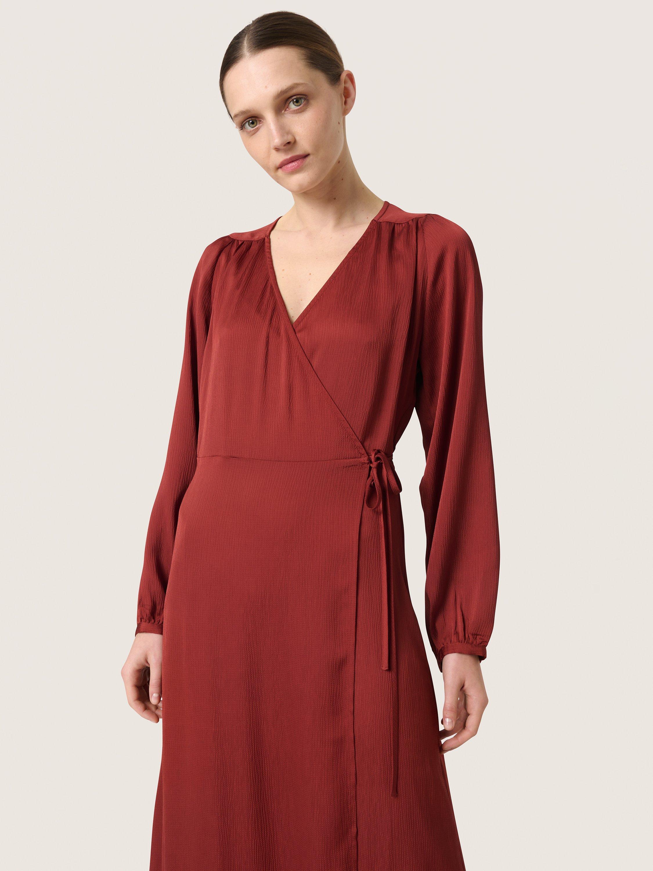 Product image 3 of 5, which shows Soaked In Luxury Ioana Maxi Dress, Russet, XS