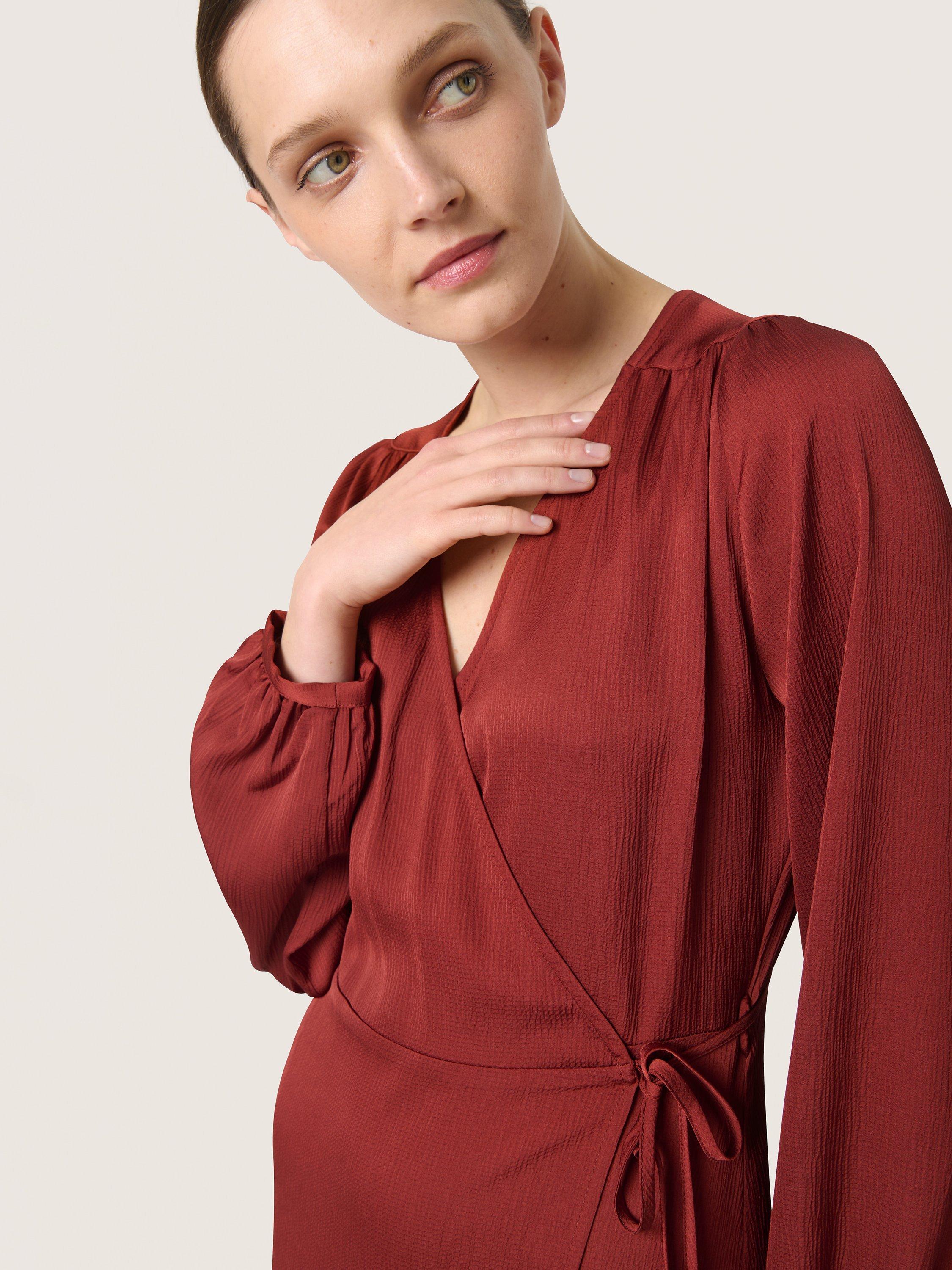 Product image 4 of 5, which shows Soaked In Luxury Ioana Maxi Dress, Russet, XS