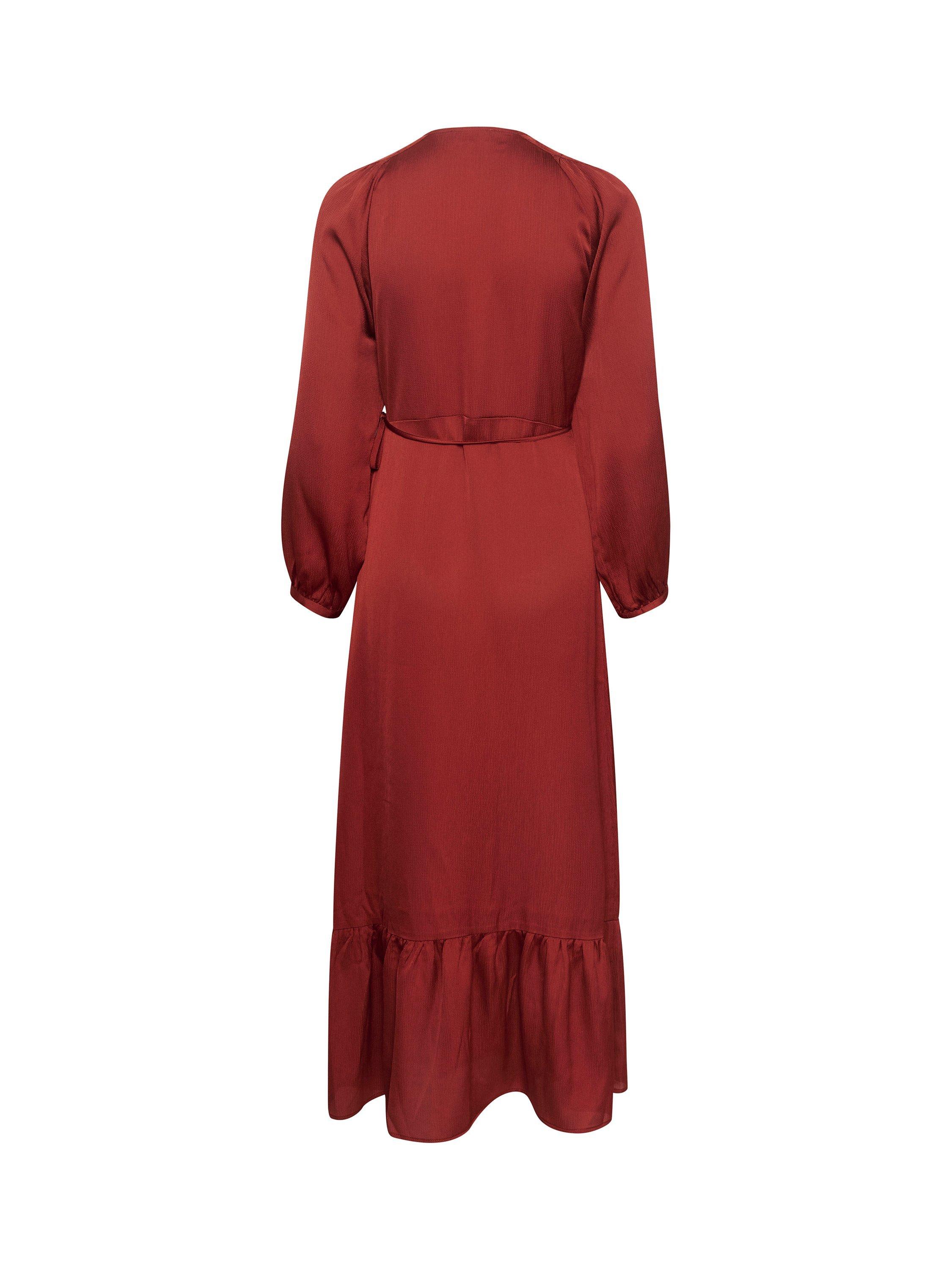 Product image 5 of 5, which shows Soaked In Luxury Ioana Maxi Dress, Russet, XS