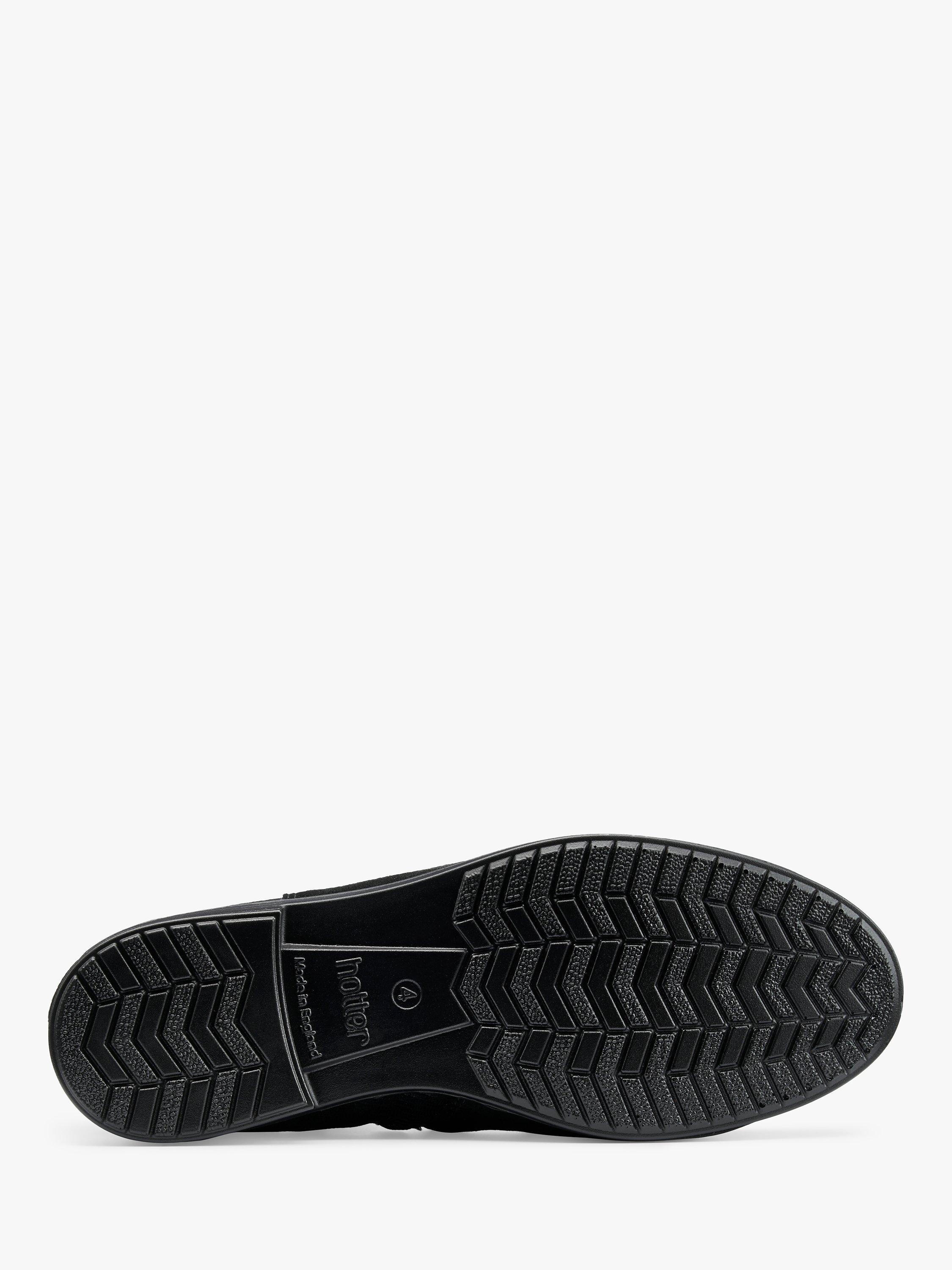 Product image 5 of 5, which shows Hotter Tenby Suede Chelsea Boots, Black, 3S