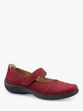 Hotter Hope Nubuck Leather Pumps, Red Currant