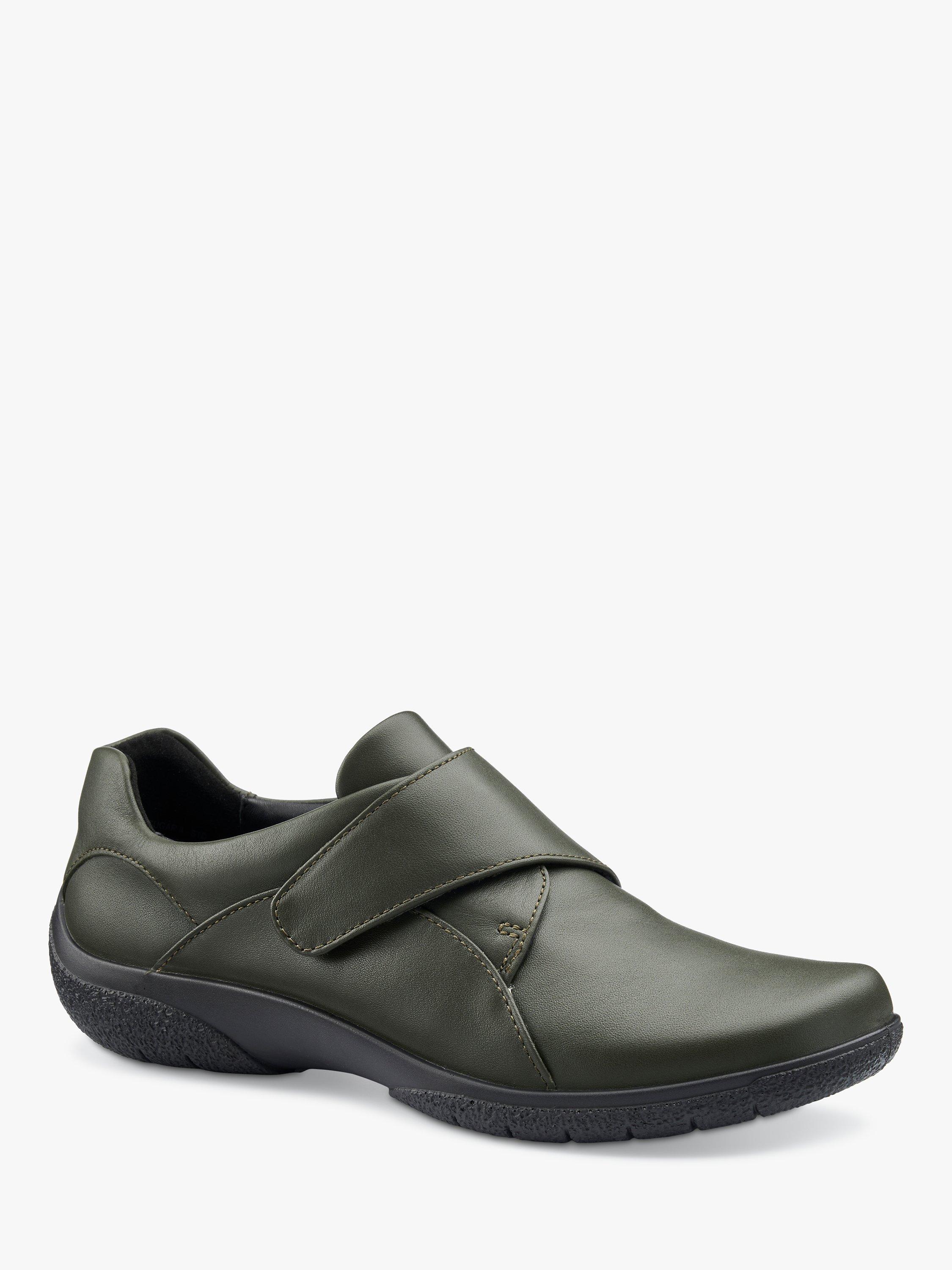 Product image 2 of 5, which shows Hotter Sugar II Leather Casual Shoes, Forest Green, 8S