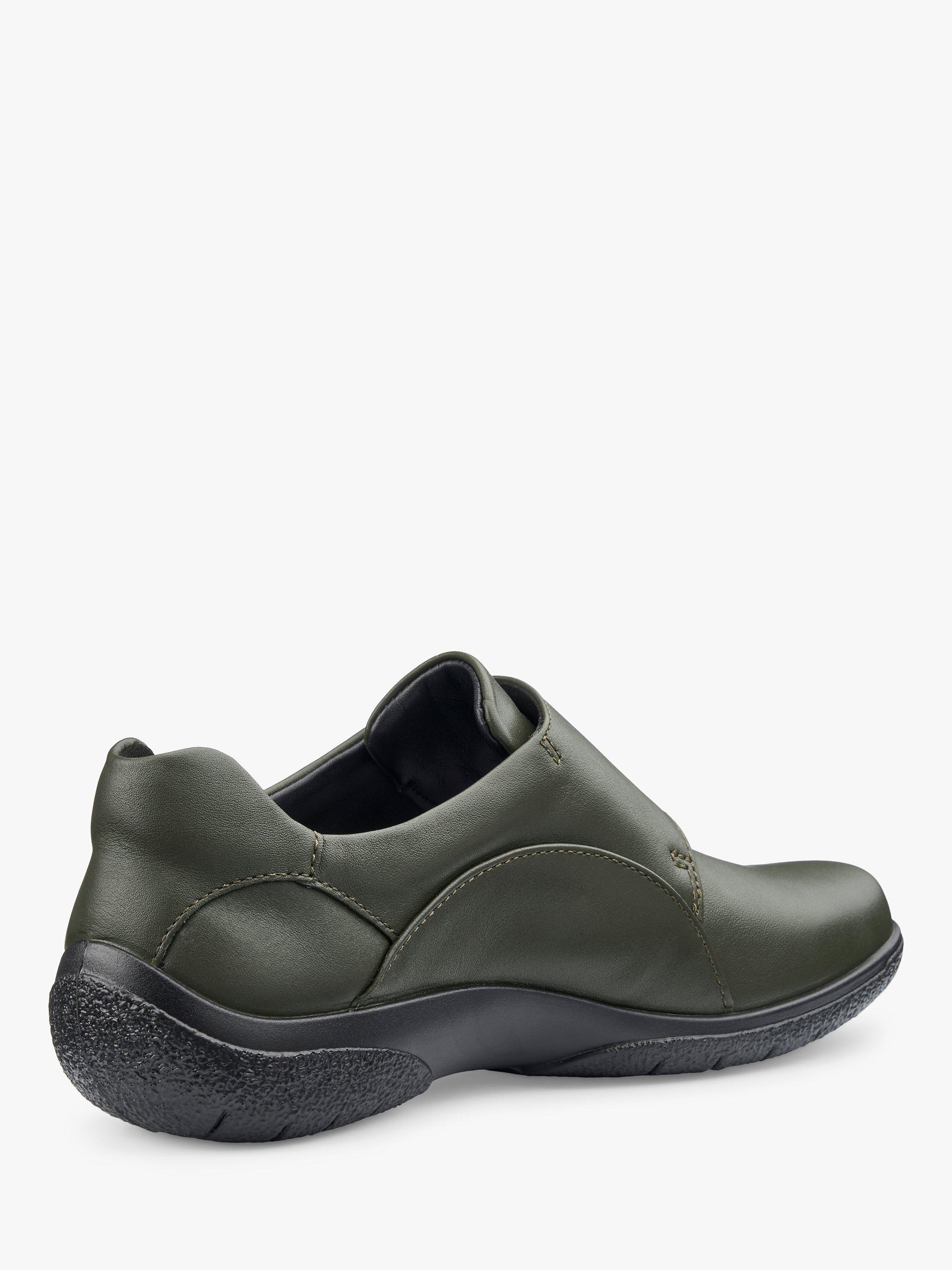 Product image 4 of 5, which shows Hotter Sugar II Leather Casual Shoes, Forest Green, 8S