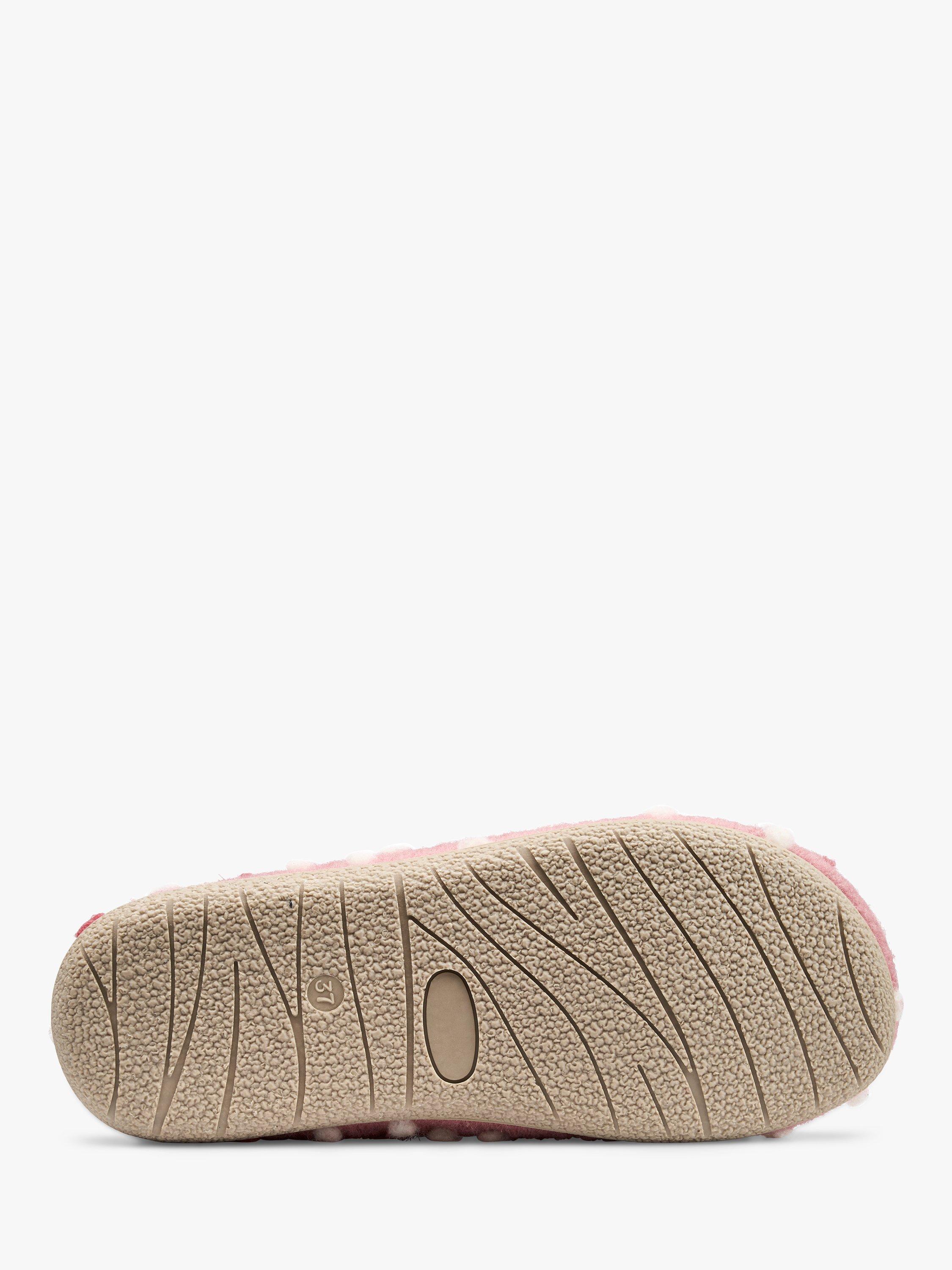 Product image 5 of 5, which shows Hotter Dotty Faux Shearling Slippers, Tea Rose, 3