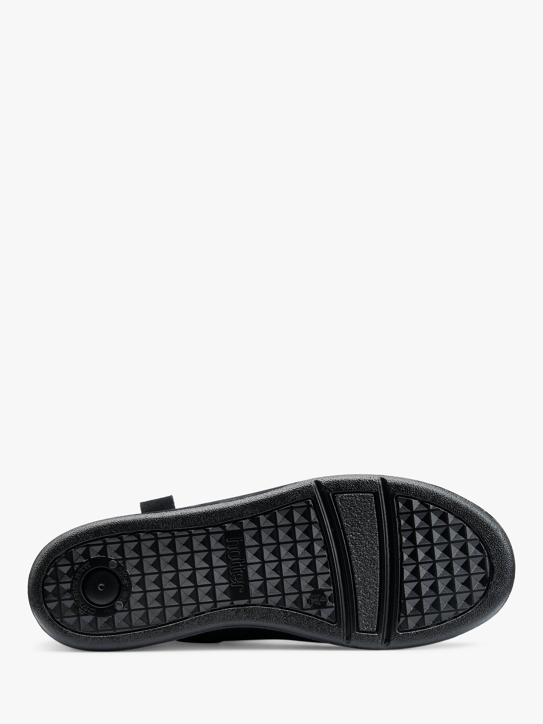 Product image 5 of 5, which shows Hotter Sprite Suede Ruched Ankle Boots, Black, 3S