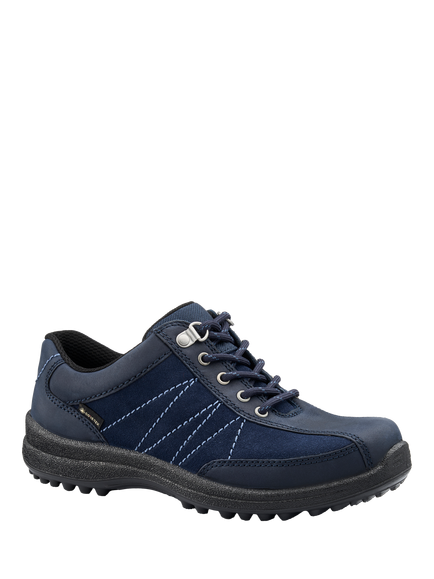 Hotter Mist Wide Fit Gore-Tex Walking Shoes - view 2, French Navy