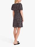 A-VIEW Gino Floral Dress, Black/Pink