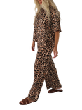 A-VIEW Leosine Leopard Print Trousers, Multi