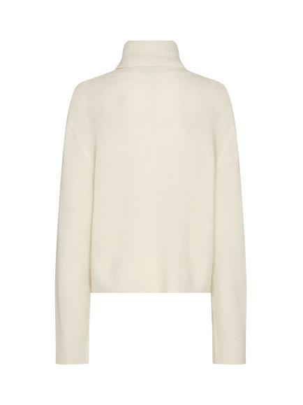 MOS MOSH Aidy Thora Wool Blend Jumper - view 2, Ecru