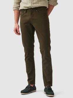 Rodd & Gunn Motion 2 Straight Fit Stretch Cotton Jeans, Seaweed
