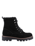 Hush Puppies Aurelia Suede Lace-Up Boots