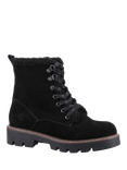 Hush Puppies Aurelia Suede Lace-Up Boots