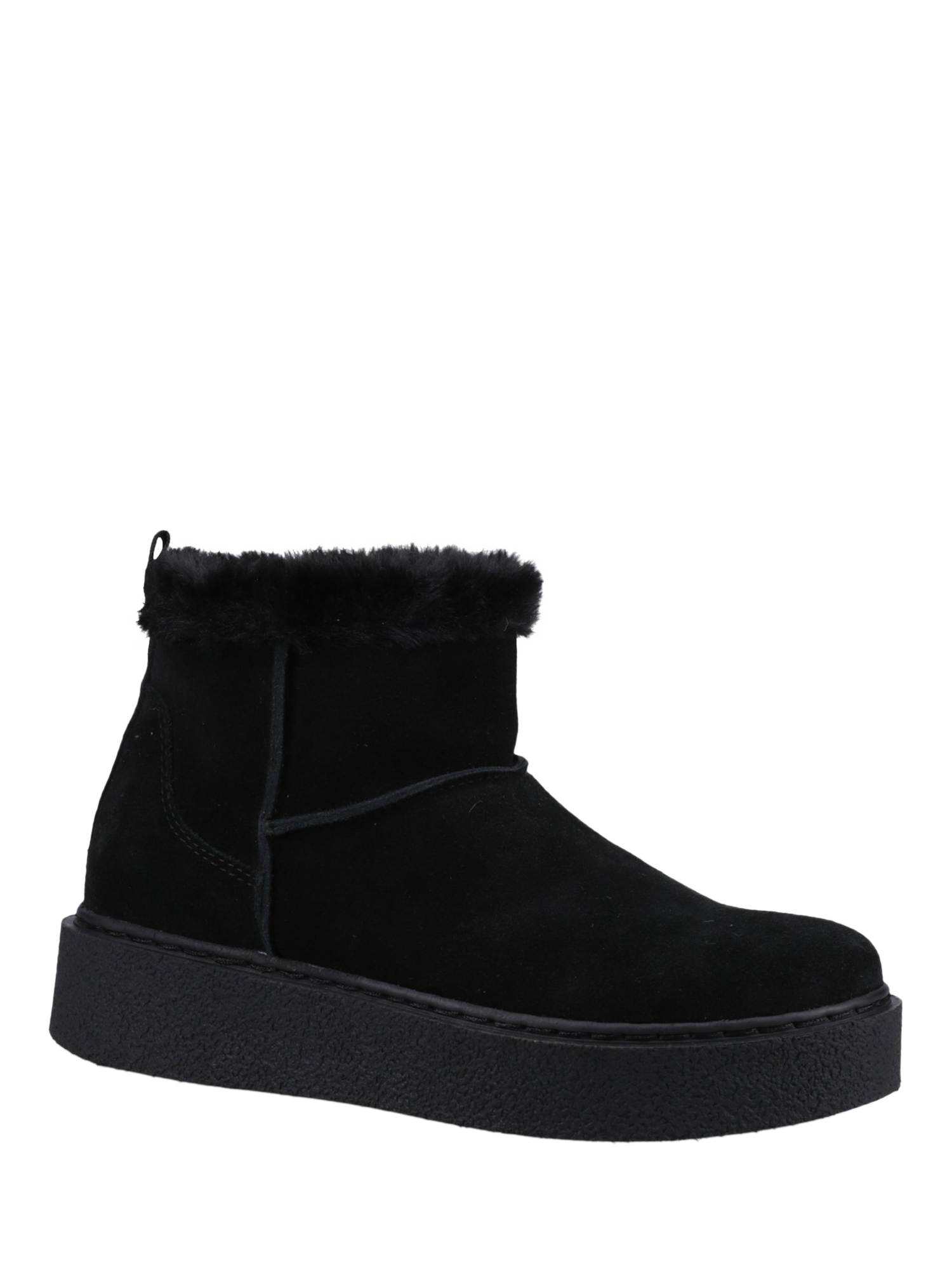 Hush Puppies Becca Suede Ankle Boots Black