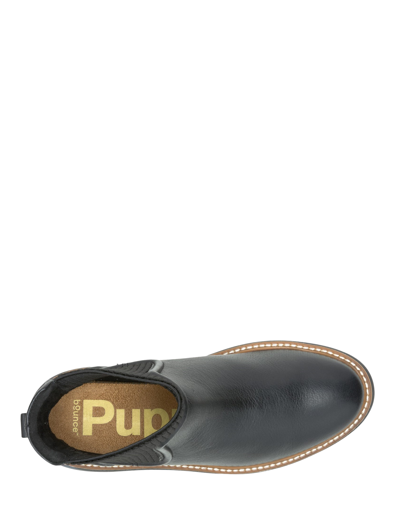 Product image 5 of 5, which shows Hush Puppies Jodie Leather Ankle Boots, Black, 3