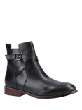 Hush Puppies Cassidy Leather Ankle Boots, Black