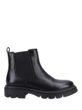 Hush Puppies Raya Leather Chunky Chelsea Boots, Black