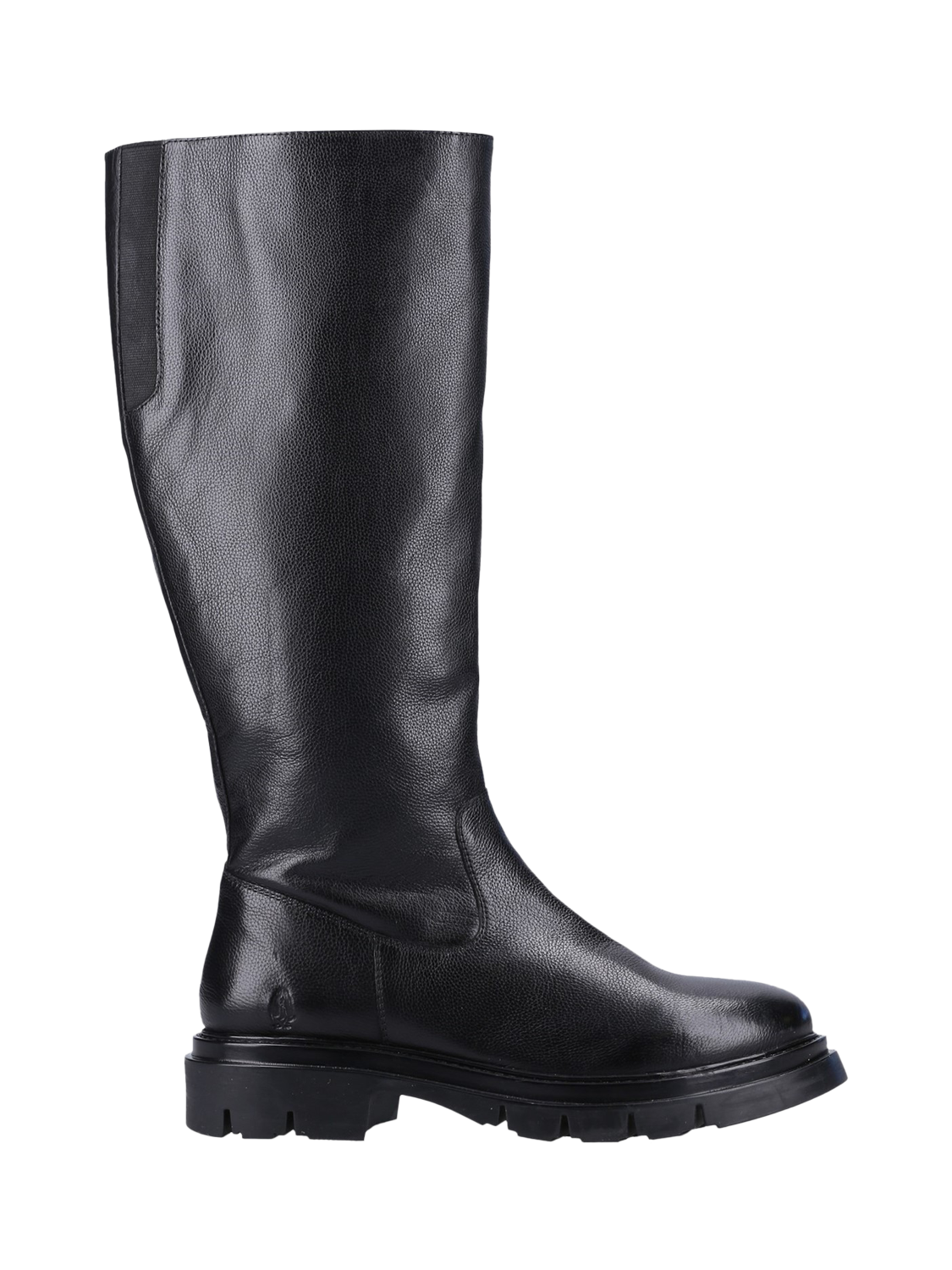 Hush Puppies Rowan Leather Knee High Boots Black