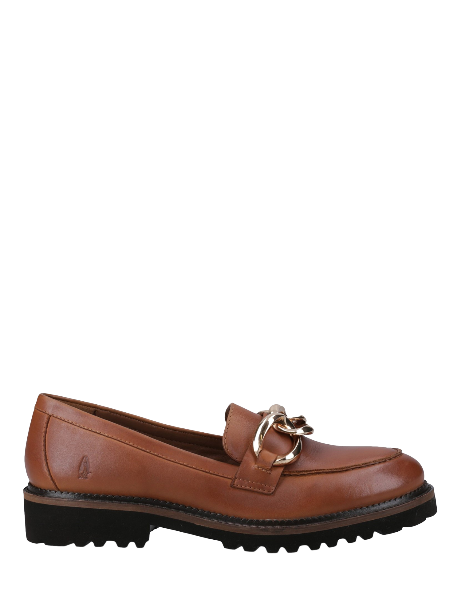 Product image 1 of 4, which shows Hush Puppies Gianna Leather Loafers, Tan, 3