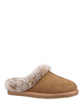 Hush Puppies Amara Suede Faux Fur Lined Slippers