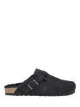 Hush Puppies Jade Suede Wool Lined Clog Slippers