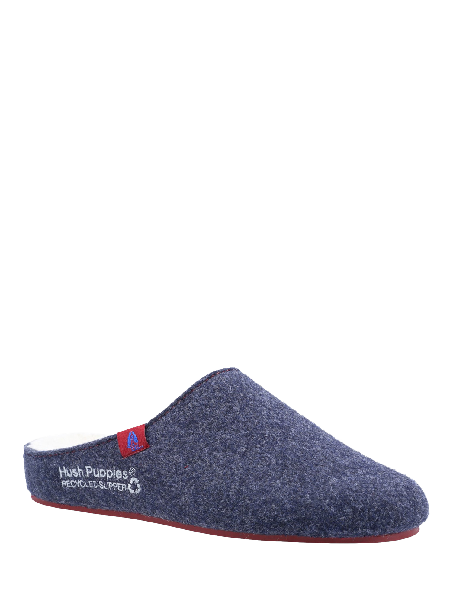 Product image 2 of 4, which shows Hush Puppies The Good Slippers, Navy, 6