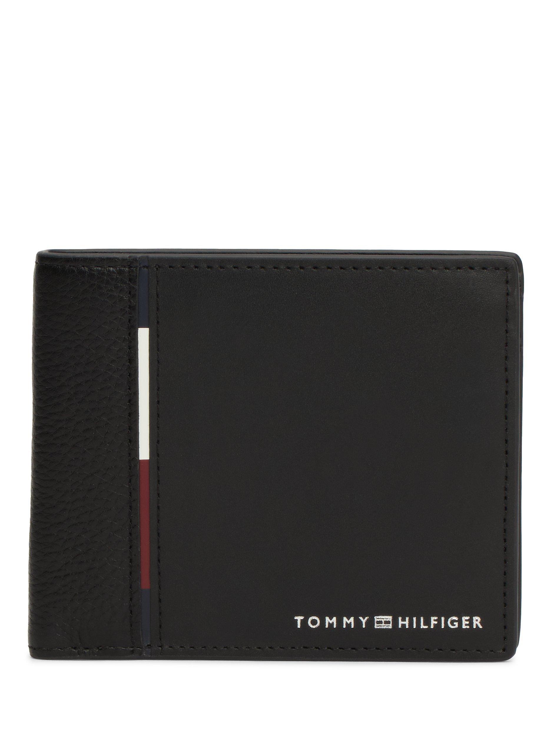 Tommy Hilfiger Casual Leather Card & Coin Wallet, Black