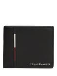 Tommy Hilfiger Casual Leather Card & Coin Wallet, Black