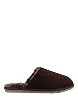 Hush Puppies Coady Suede Slippers, Brown