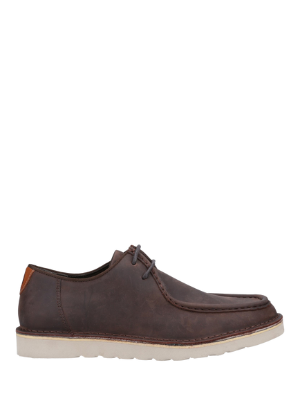 Hush Puppies Otis Leather Boat Shoes, Brown, Brown