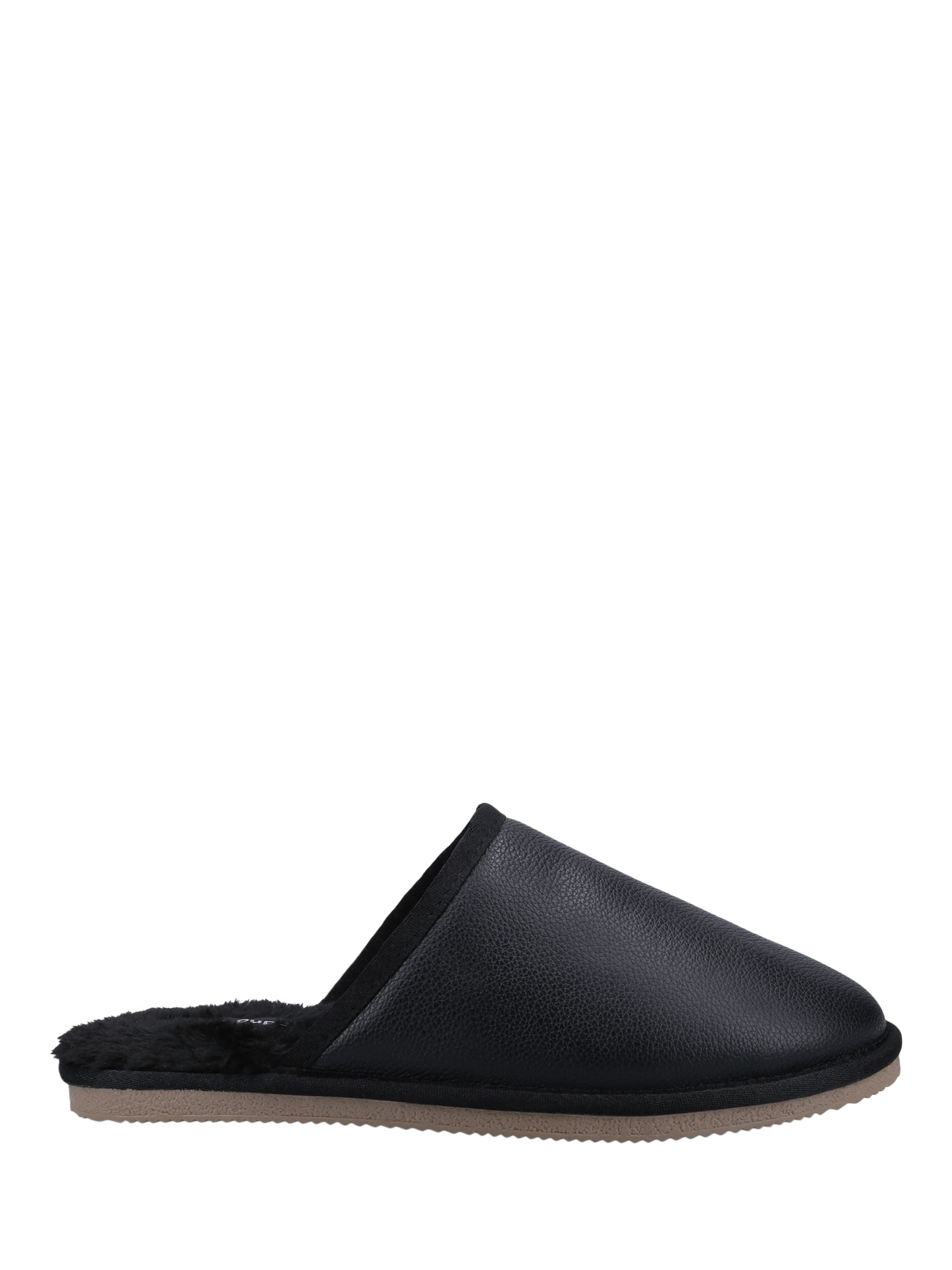 Product image 1 of 4, which shows Hush Puppies Coady Suede Slippers, Black, 6
