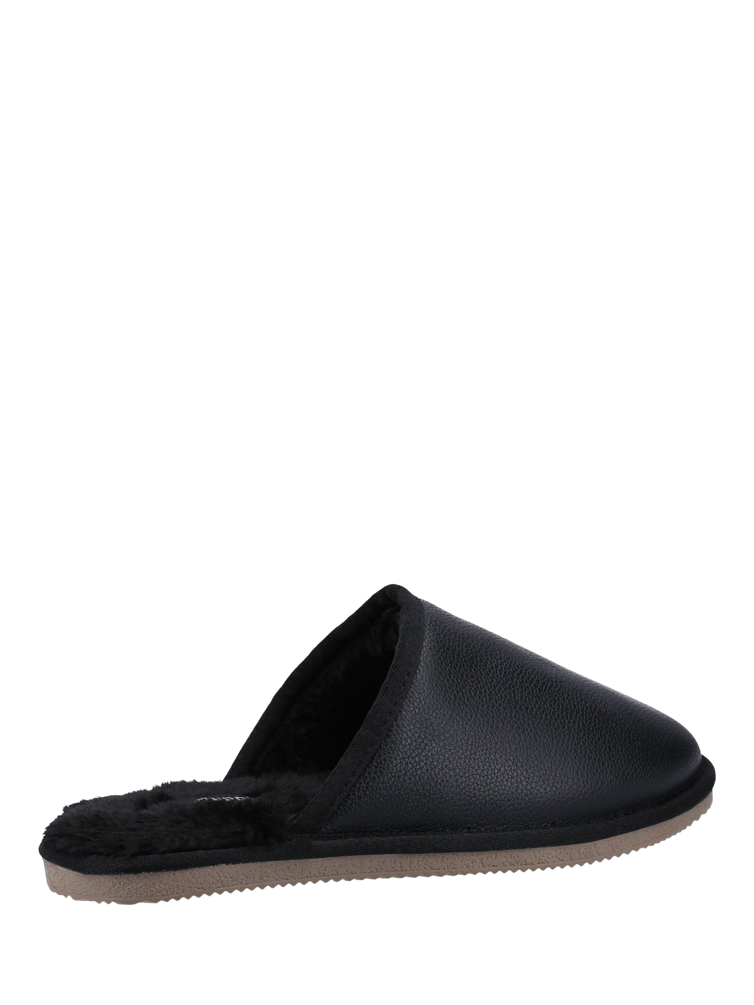 Product image 3 of 4, which shows Hush Puppies Coady Suede Slippers, Black, 6