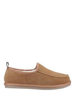 Hush Puppies Charles Suede Slippers, Tan