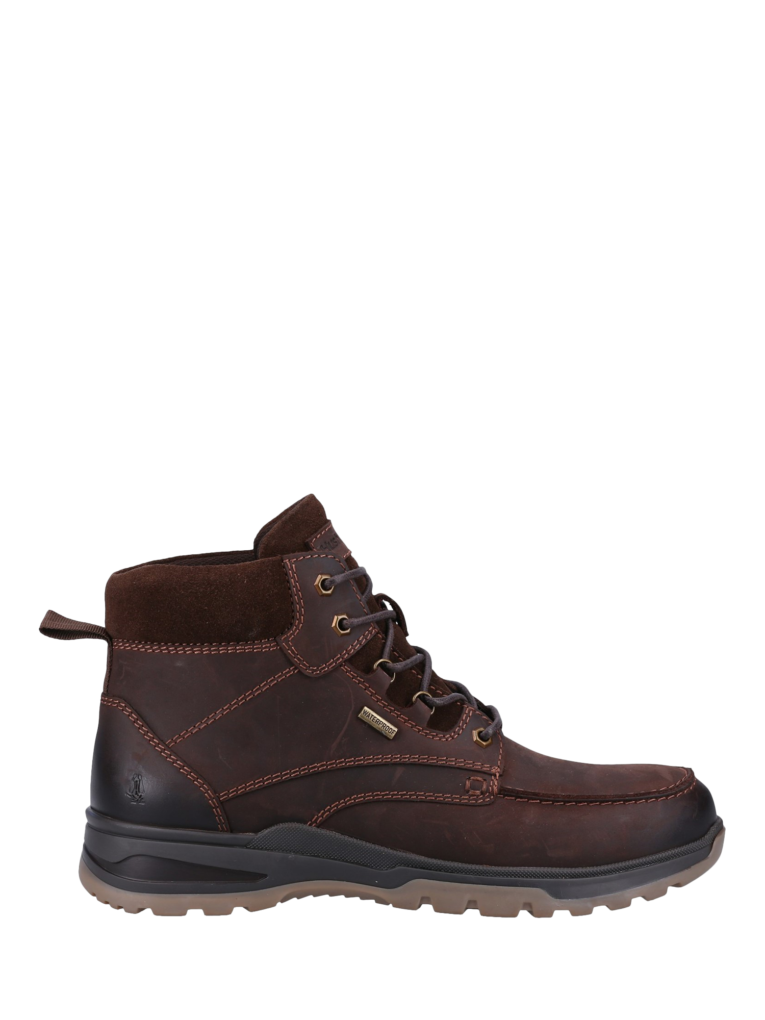 Hush Puppies Palmer Waterproof Leather Boots Brown