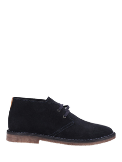 Hush Puppies Samuel Suede Desert Boots, Navy