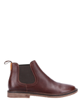 Hush Puppies Shaun Leather Ankle Boots, Brown