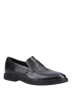 Hush Puppies Knox Leather Loafers - view 2, Black