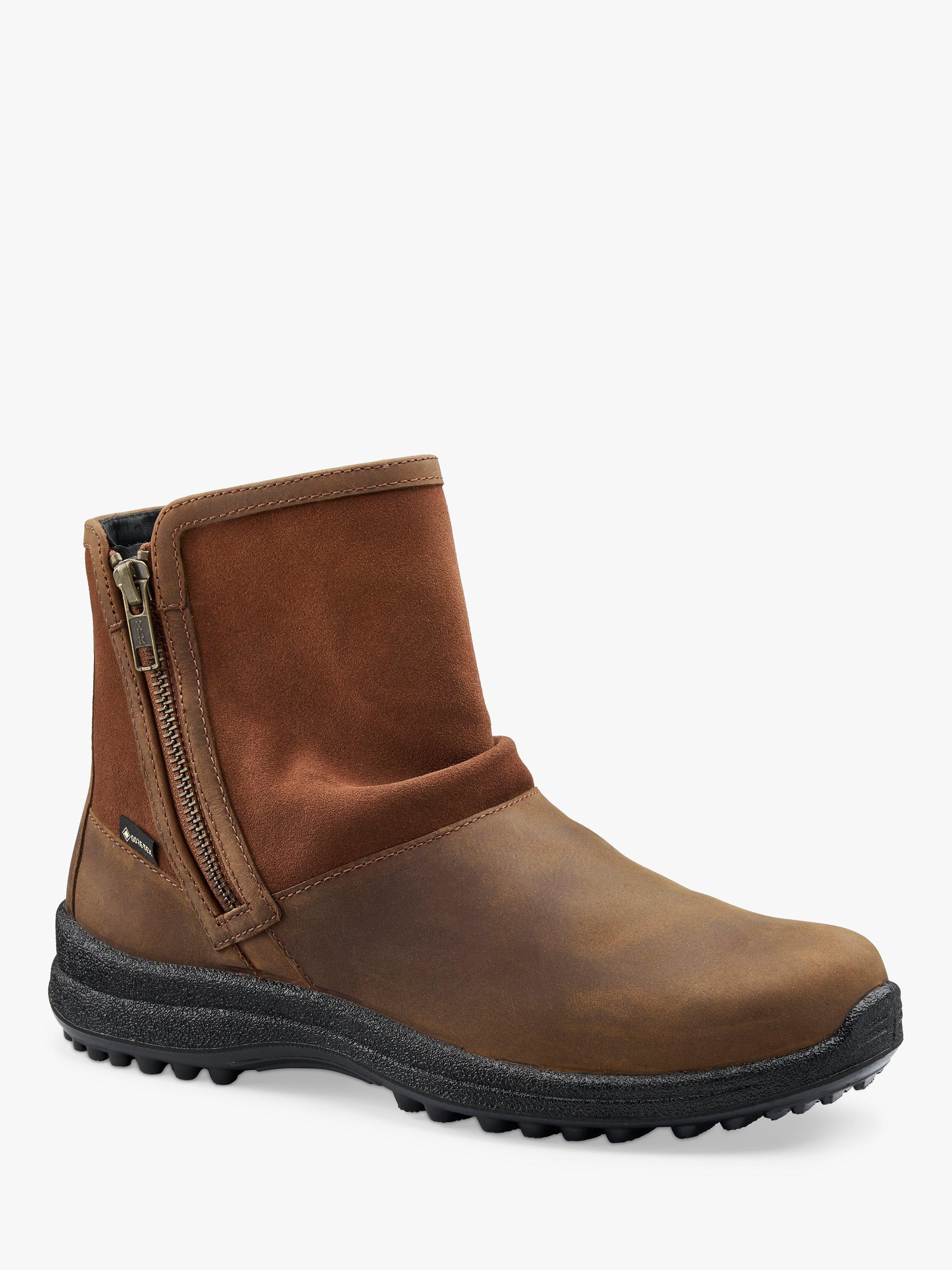 Product image 2 of 5, which shows Hotter Terrain Waterproof Walking Boots, Tan, 3S