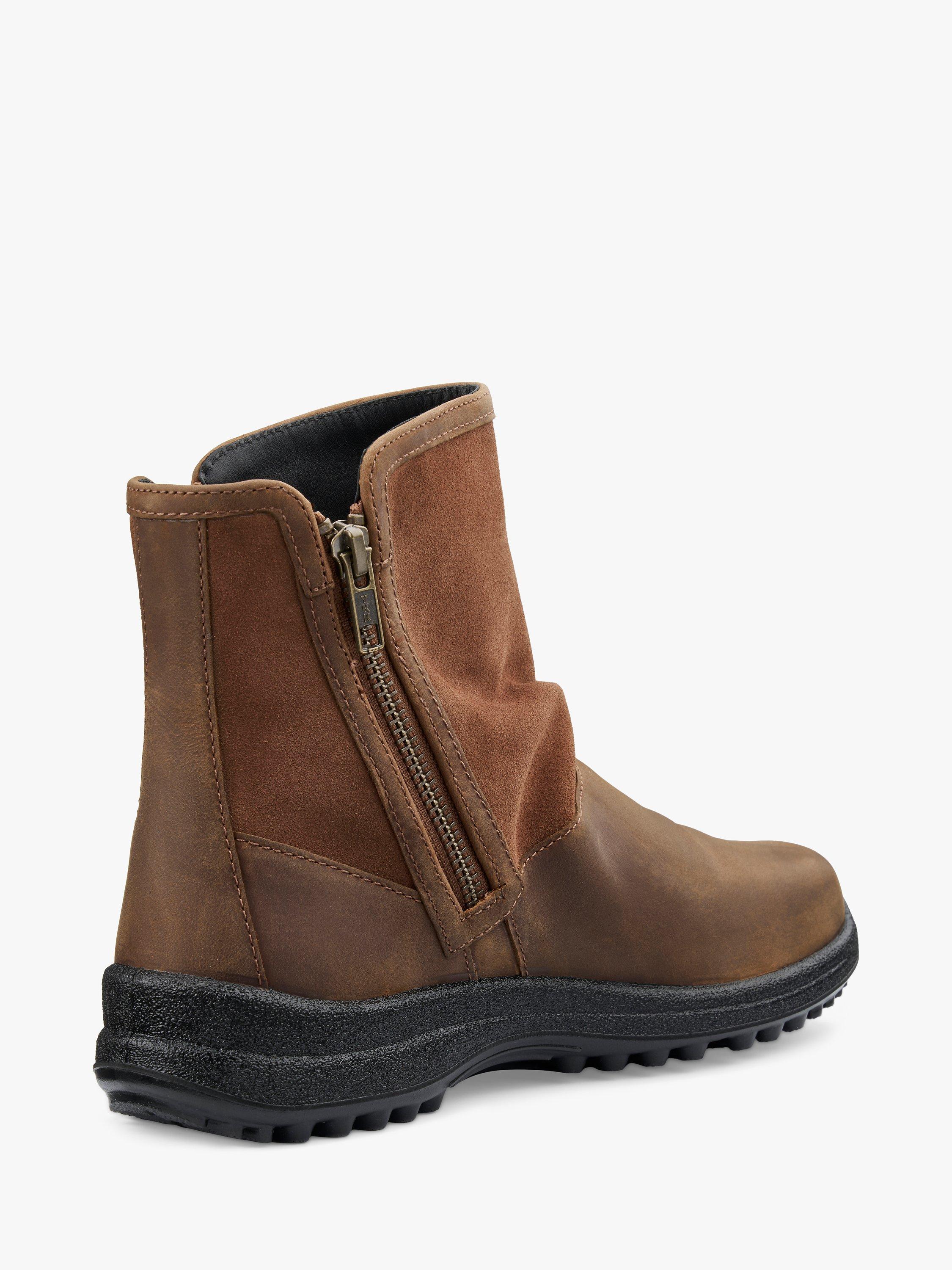 Product image 4 of 5, which shows Hotter Terrain Waterproof Walking Boots, Tan, 3S