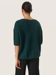 Soaked In Luxury Tuesday Wool Blend Jumper, Rain Forest