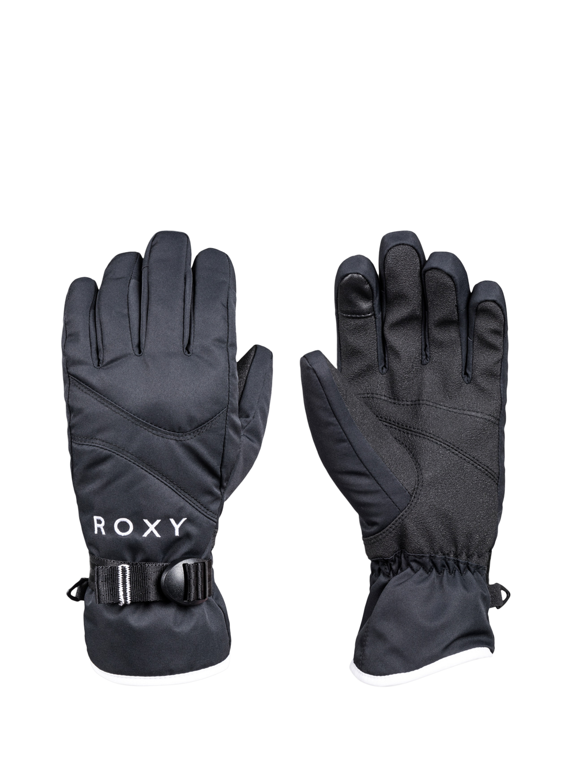 Roxy Jetty Ski Gloves, True Black