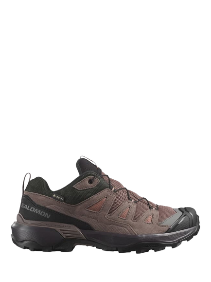 Salomon X Ultra 360 Leather GORE-TEX Hiking Shoes, Cognac/Black, Cognac/Black