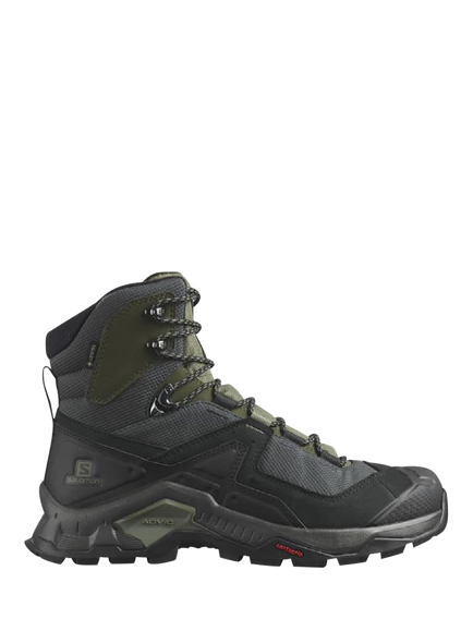 Salomon Men's Quest Element Walking Boots, Black/Olive Night, Black/Olive Night