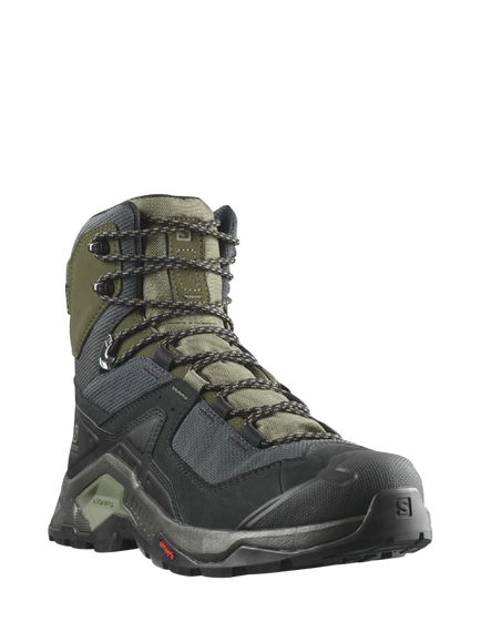 Salomon Men's Quest Element Walking Boots, Black/Olive Night - view 2, Black/Olive Night