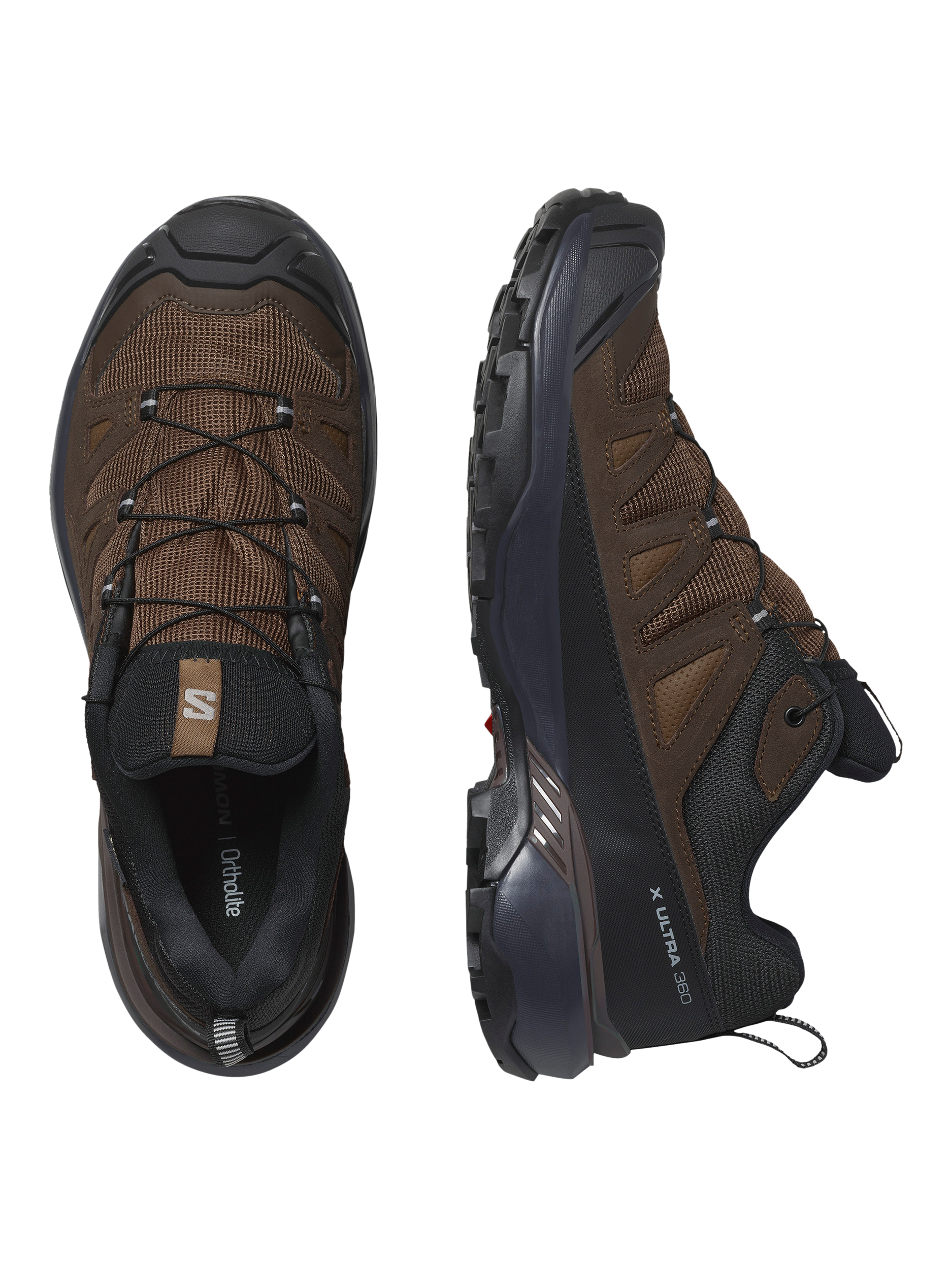 Product image 8 of 10, which shows Salomon X ULTRA 360 Hiking Shoes, Earth/Delicioso, 7