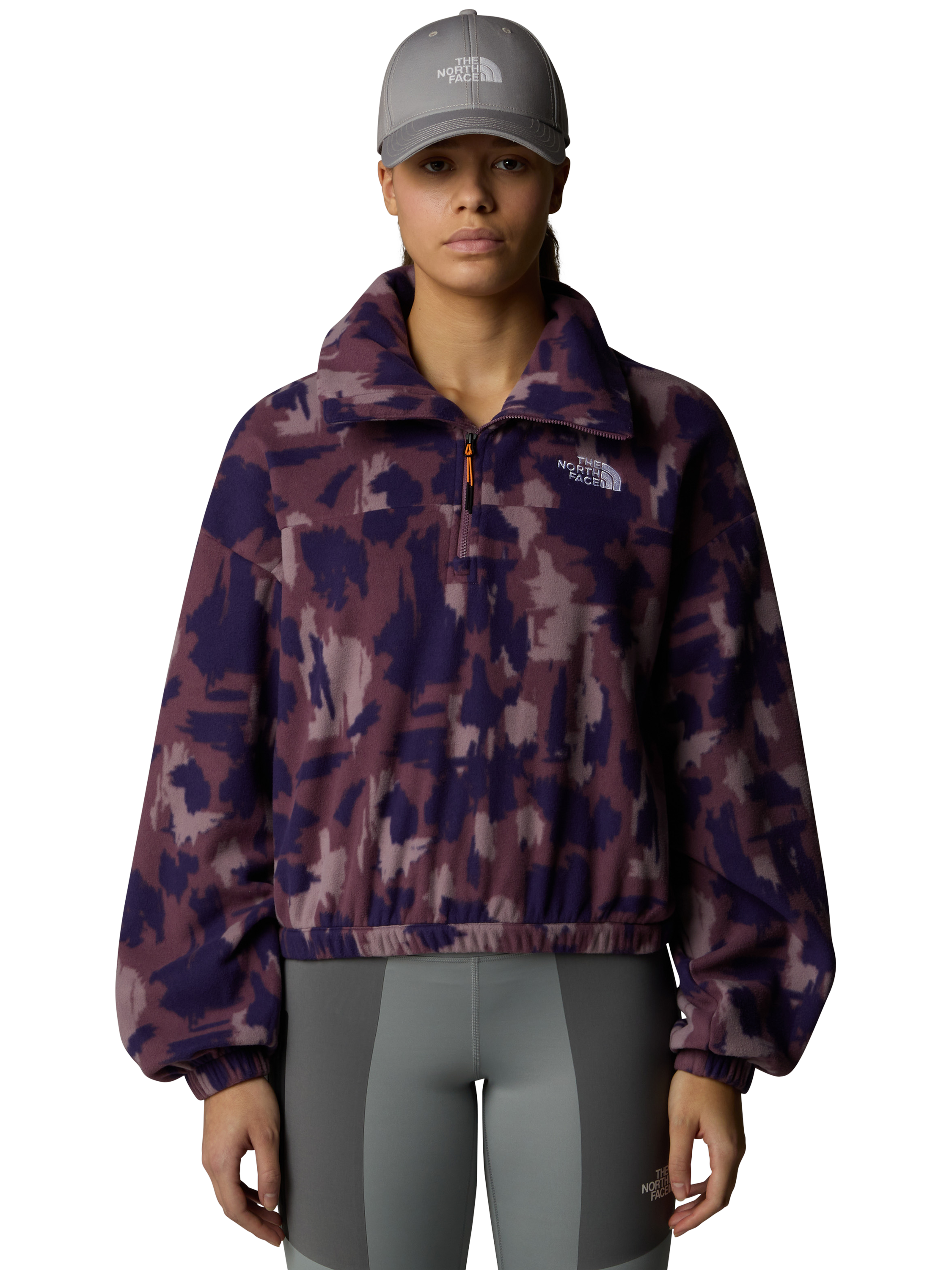 The North Face Mountain Athletics Printed Wind Track Jacket Midnight Mauve