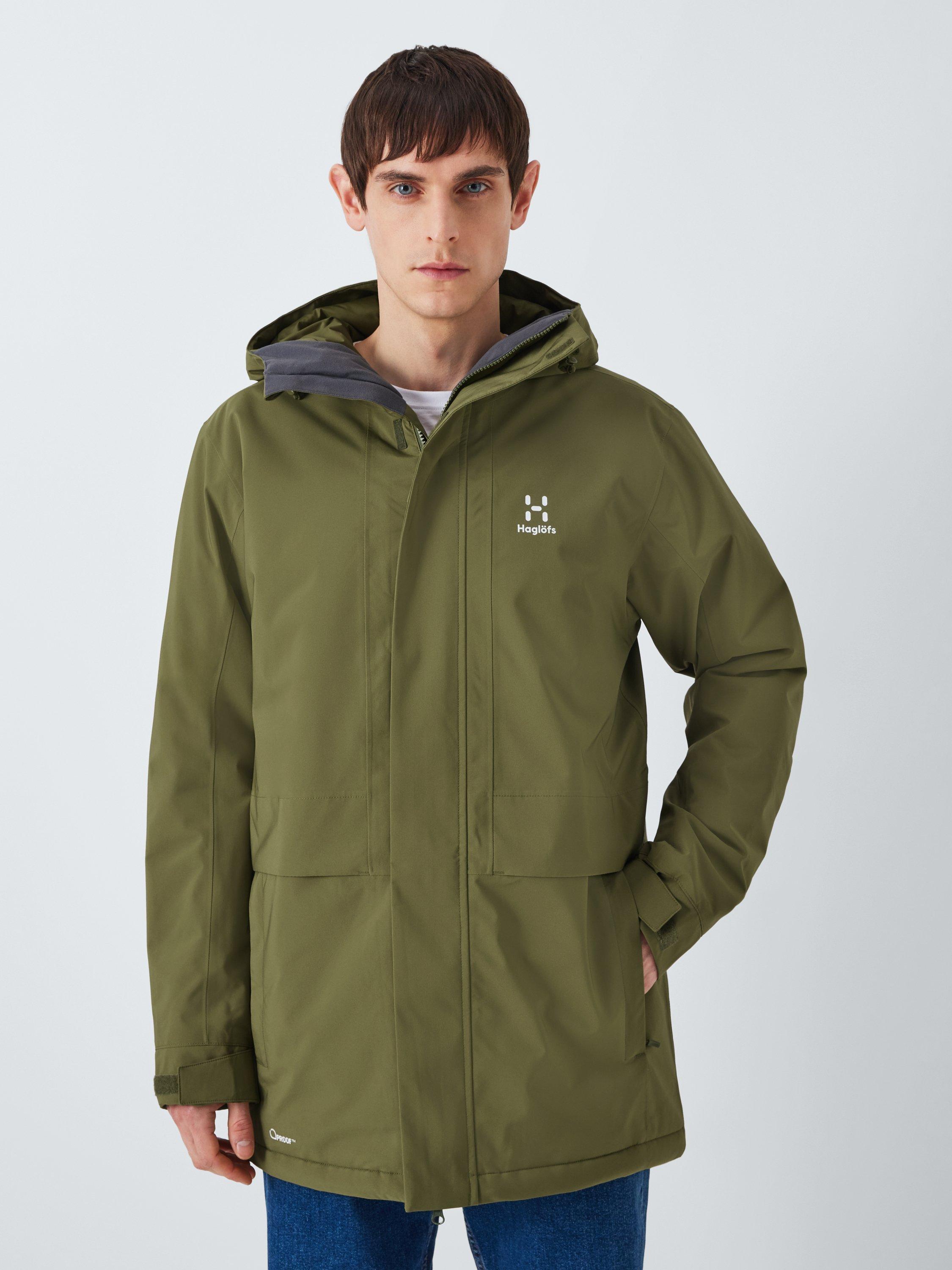 Haglöfs Men's Salix Proof Mimic Parka, Olive Green